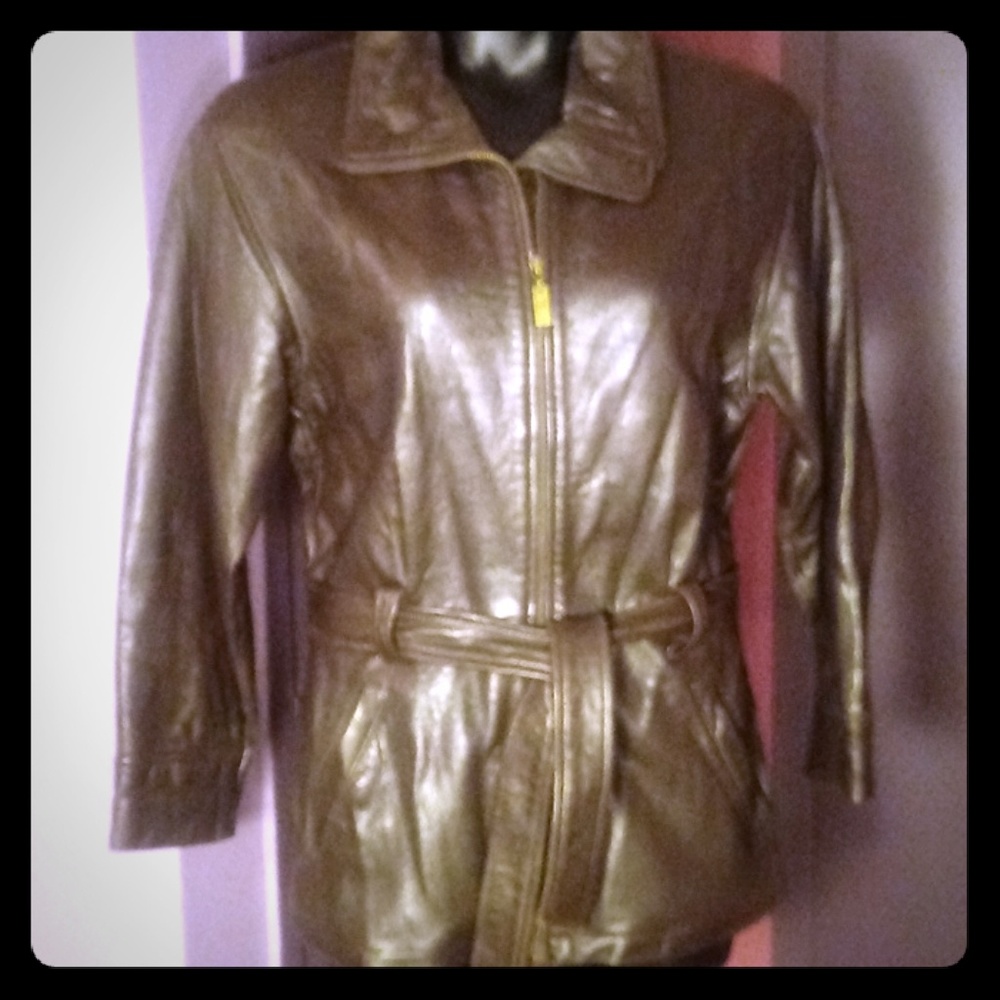 Kenith Cole Leather Jacket.  (Final Price)